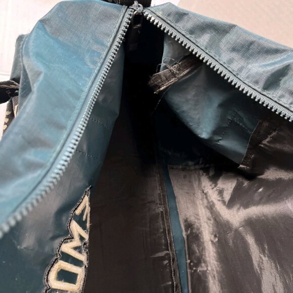 Emotional Baggage Duffel — Teal Travel / Gym Bag, Graphic Strap - Picture 14 of 14